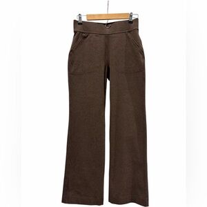 Duluth Trading Co Mocha Mousse Brown Pull-on Bootcut Sweatpants Size Small